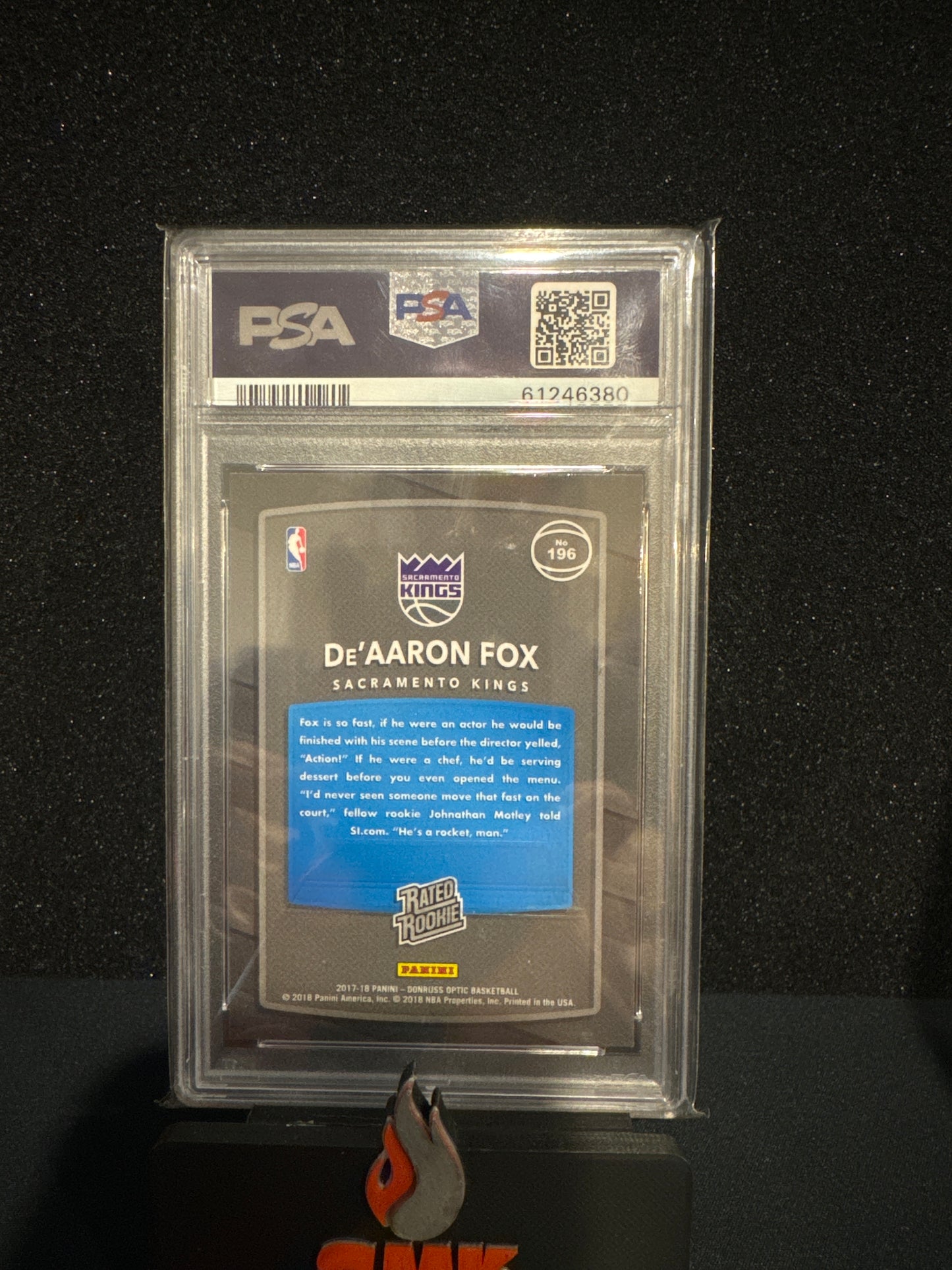 2017 Panini Donruss Optic De’Aaron Fox