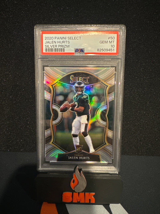 2020 Select Silver Prizm Jalen Hurts PSA 10