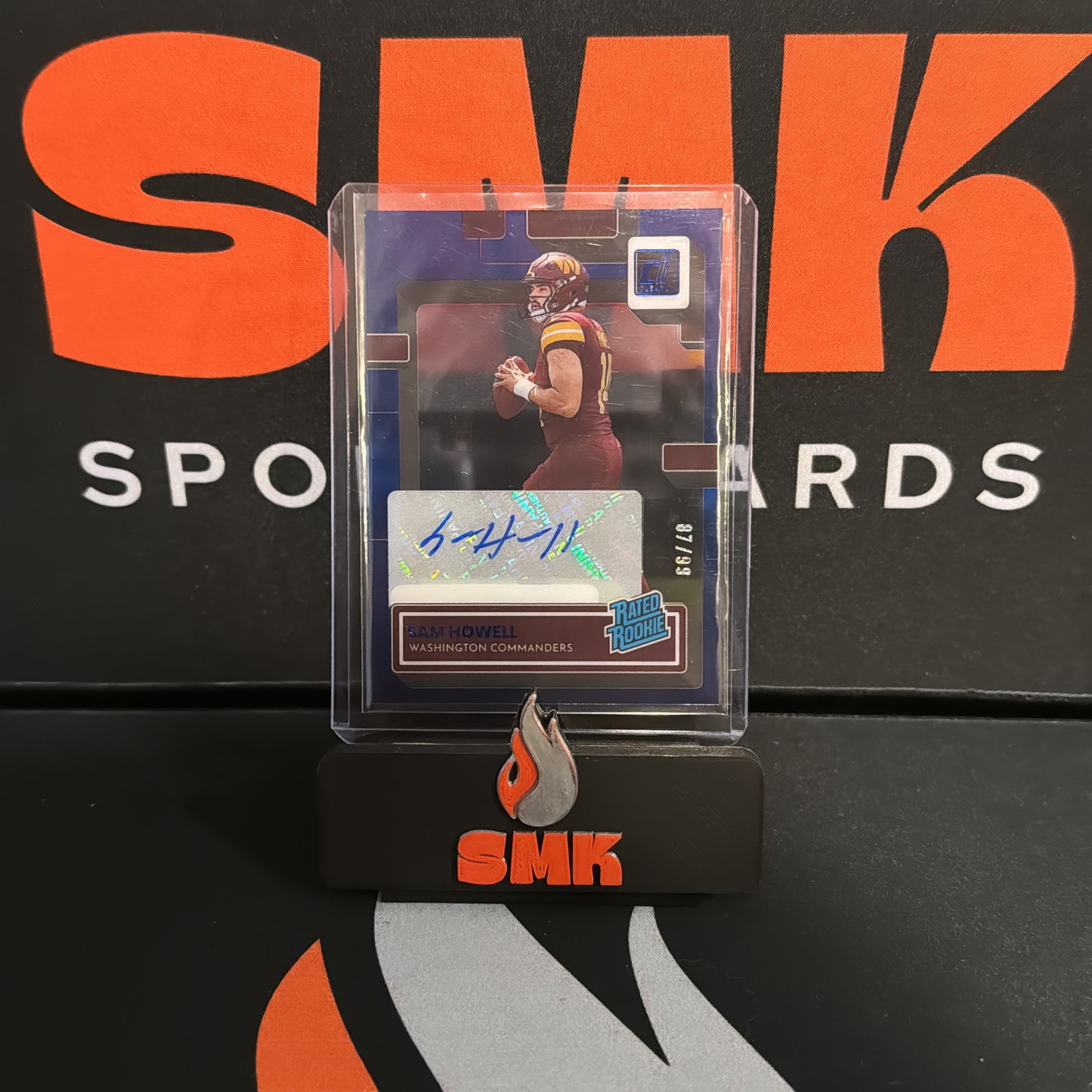 2022 Panini Donruss Clearly Sam Howell Auto /99