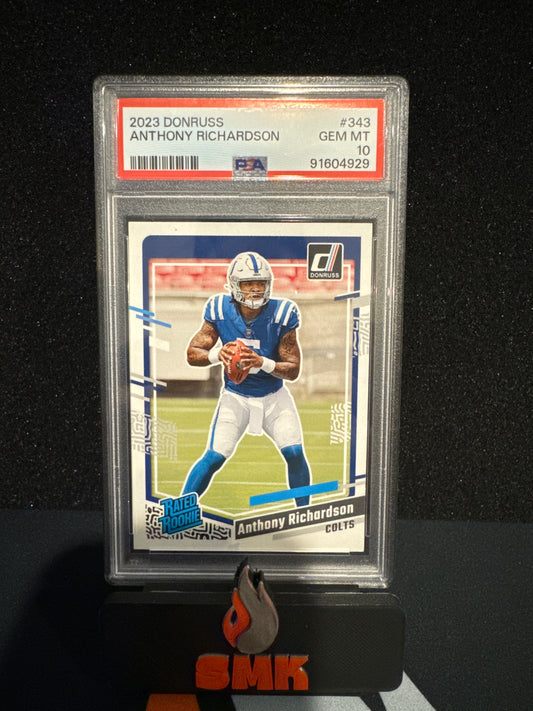 2023 Donruss Rated Rookie Anthony Richardson PSA 10