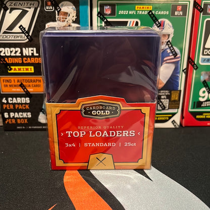 Cardboard Gold Standard 3x4 Top Loaders